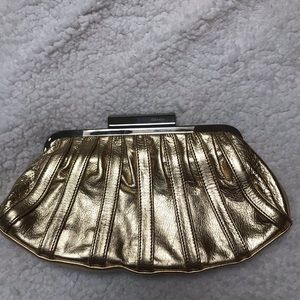 Gold Calvin Klein clutch. Used once!